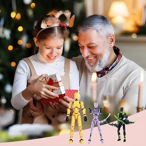 SENROELECTRONAGE T13 Action Figure Assembly Completed, Upgraded 3D Printed T13 Action Figure, The Dummy 13 is Very Suitable for Office Desks and Birthday Cake Decorations thumbnail 2