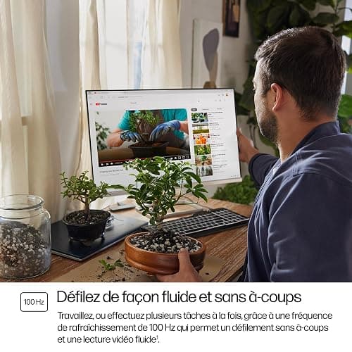 HP 527sa Écran 27" 100Hz 5ms Full HD IPS avec haut-parleurs intégrés (1920 x 1080 Pixels, antireflet, 300 nits, écran inclinable) Noir thumbnail 8