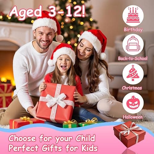 Kids Smart Phone Toys with 3.97" Touchscreen, Christmas Birthday Gifts for Kids Ages 3-12, Toddler Learning Cell Phone with Games & Dual Camera, Girls Phone Toys for Age 3 4 5 6 7 8 9 Years Old thumbnail 8