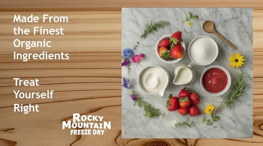 Freeze Dried Ice Cream – Strawberry Ice Cream That Doesn’t Melt – Crunchy Creamy Snack with Clean Ingredients – Rocky Mountain Freeze Dry (1 OZ, Strawberry) thumbnail 4