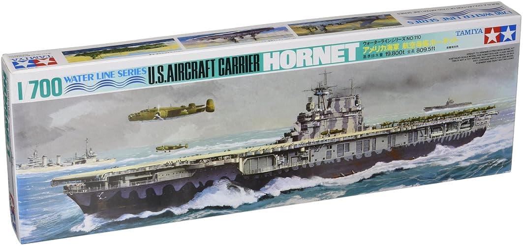 1/700 U.S. Aircraft Carrier Hornet by Tamiya - Image 1