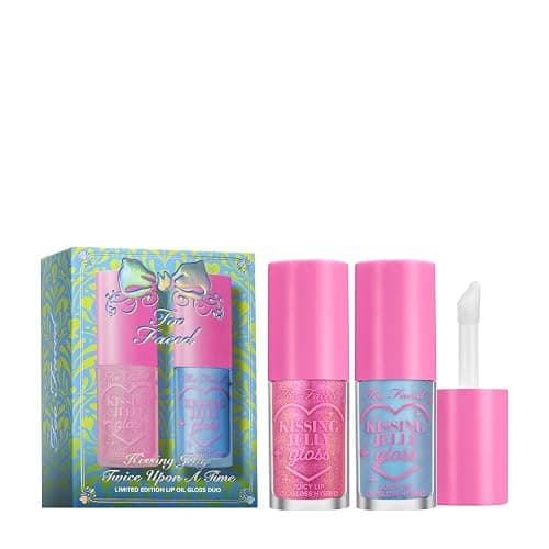 Too Faced Kissing Jelly Lip Oil Gloss | Hydrating Lip Oil + Gloss Hybrid for Instant Moisture and Shine, 0.15 Fl Oz - Image 1