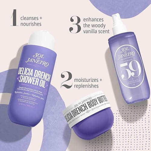 Sol de Janeiro Delicia Drench Shower Oil Moisturizing Cleansing Oil thumbnail 7