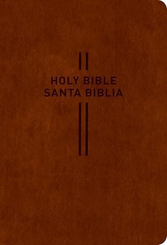 Bilingual Bible / Biblia bilingüe NLT/NTV (LeatherLike, Brown) thumbnail 3