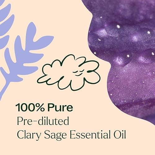 Plant Therapy Clary Sage Pre-Diluted Essential Oil Roll-On 10 mL (1/3 oz) 100% Pure, Natural Calming Aromatherapy for Sleep, Hair, Skin, and Women’s Health thumbnail 5