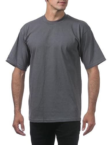 Pro Club Men's Heavyweight Cotton Short Sleeve Crew Neck T-Shirt thumbnail 5