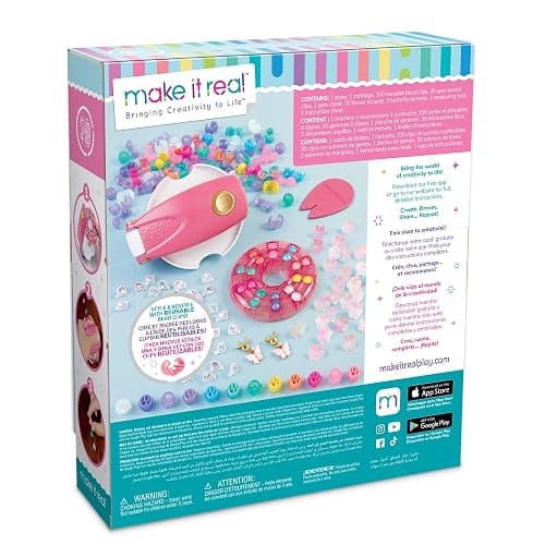 Make It Real: Snap N' Glam Hair Styling Set - Reusable Gems, Accents & Bead Clips, Create Unique Styles for Every Type of Hair, Girls & Kids Ages 8+ thumbnail 3