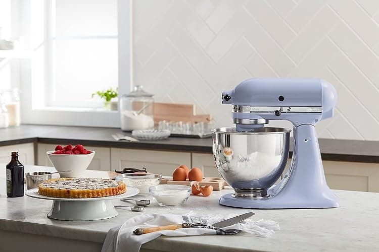 KitchenAid Artisan Series 5 Quart Tilt Head Stand Mixer with Pouring Shield KSM150PS, Lavender Cream thumbnail 5