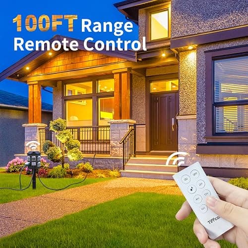 Outdoor Power Strip with 100FT Extension Cord, 100FT Remote Control, Dusk to Dawn Light Timer Waterproof, 6 Grounded Outlets for Yard, Pool and Garden, ETL Listed thumbnail 3