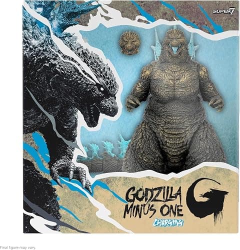 Super7 ULTIMATES! Toho Godzilla Minus One (Charging) Figure - 8" Toho Godzilla Action Figure Kaiju - Classic Movie Monster Fans Collectibles & Retro Toys- Movie Model for Collectors & Display Figurine - ULTIMATE! - Minus One Charging thumbnail 6