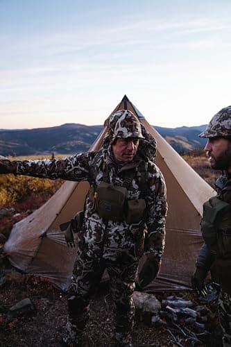 First Lite Tundra Brim Beanie - Warm Fleece Camo Hunting Hat thumbnail 7