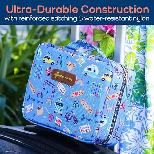 KeepGoing Large Home First Aid Kit for Kids – 270 Pc. for Car, Home, Dorm, & Boat with Latex-Free Bandages – 10 x 7 x 3.5 in. Travel First Aid Kit (Signature) thumbnail 5