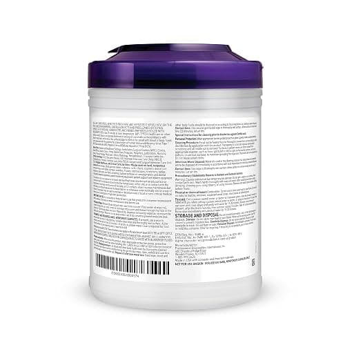 Professional Disposables Surface Disinfectant Super Sani-Cloth Wipes, 160Count thumbnail 2