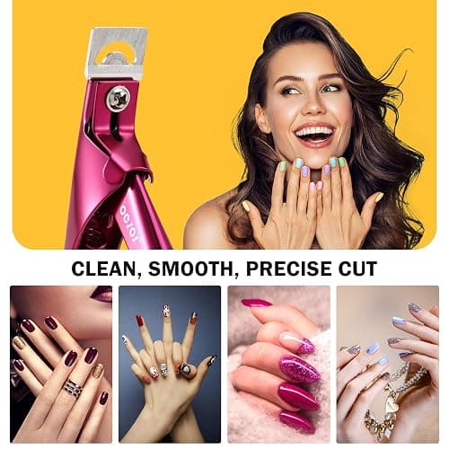 BEZOX Sharp Blade Acrylic Nail Clipper, Professional and High Precision Nail Tip Cutters, False Nail Cutter for Nail Tips thumbnail 3