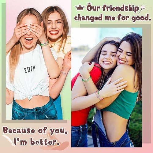 5 Pcs Wickedly Friendship Bracelets for Women as Witch Jewelry Matching Witch Costume Accessories Wickedly Party Favors Pink and Green Bracelet Wickedly Gifts for Fans Dress Decor Ghristmas Gifts thumbnail 4