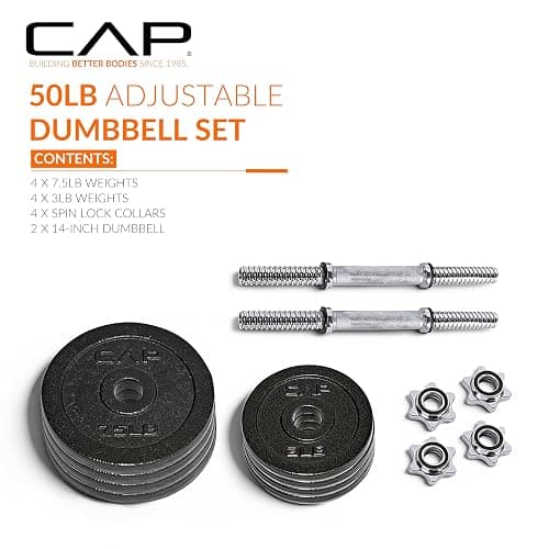 Cap Barbell Adjustable Dumbbell Weight Set | Multiple Options thumbnail 2