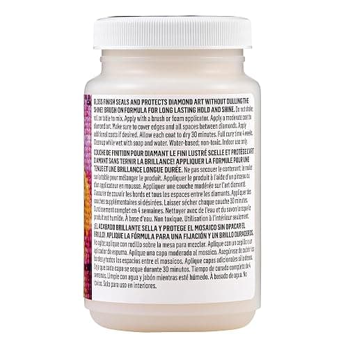 Mod Podge Diamond Top Coat, Premium All-in-One Glue, Sealer, and Finish Perfect for Preserving Diamond Puzzle Arts and Crafts Projects, CS27590 thumbnail 2