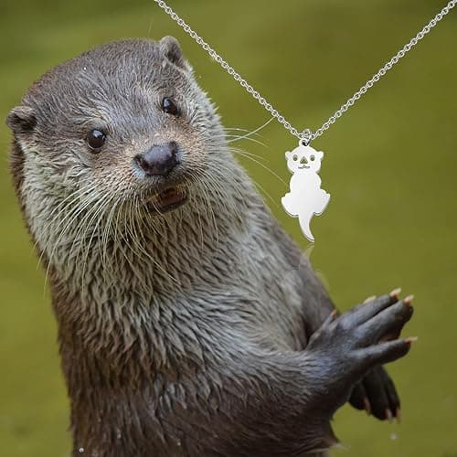 WSNANG Otter Pendant Jewelry - Sea Otter Gifts for Lovers & Family thumbnail 6