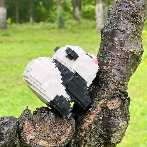CoPlanaire Flower Panda Mini Building Blocks, 983 PCS Micro Animal Building Toy Bricks for Girls Boys and Adults thumbnail 2