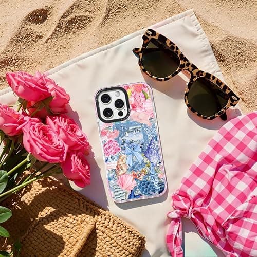 ChiCaseVer for iPhone 14 Case, Coastal Vintage Collage Pattern, Military-Grade Drop Protection, Vintage Coastal Soft Slim TPU Protective Cover with Camera Protection for WomenGirls thumbnail 9