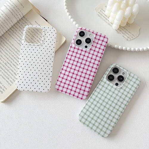 ZTOFERA Cute Vertical Striped Case for iPhone 16 Pro,Light Blue | Raised Edge Protection/Soft Anti-Scratch Back/Slim and Glossy/Fashion Simple Pattern Phone Cover for Women Girls thumbnail 6