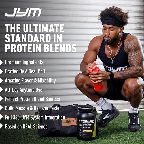 JYM Supplement Science Pro JYM Tahitian Vanilla Protein Powder - Whey Protein Isolates, Casein, & Milk Protein, Lean Muscle Building for Men & Women, 22 Servings thumbnail 5