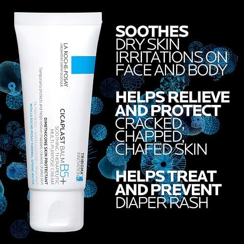 La Roche-Posay Cicaplast Balm B5, Healing Ointment and Soothing Therapeutic Multi Purpose Cream for Dry & Irritated Skin, Body and Hand Balm, Baby Safe, Fragrance Free thumbnail 5