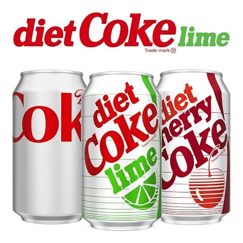 Diet Coke Lime Soda Soft Drink Fridge Pack Cans, 12 fl oz, 12 Pack thumbnail 8