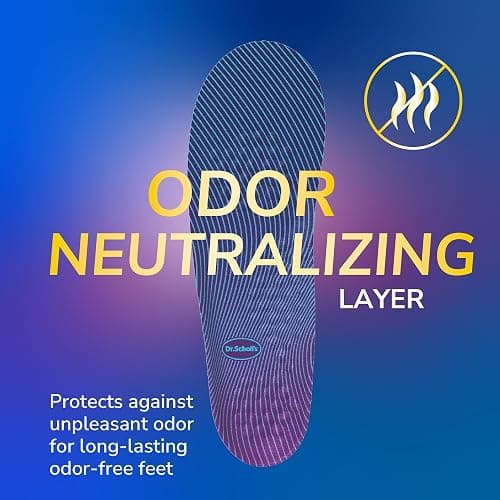 Dr. Scholl's Walk Longer Insoles - Comfortable Plush Foam Cushioning Inserts for Walking, Hiking, and Standing on Feet All-Day with Arch Support - Walk 50% Longer Without Muscle Fatigue thumbnail 5