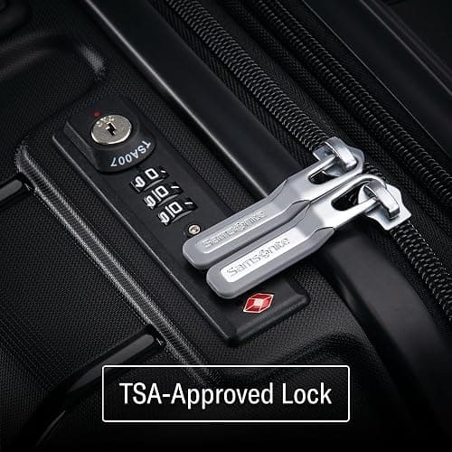 Samsonite Freeform Large Checked Luggage with Dual 360° Spinner Wheels - TSA Lock, Airline-Approved - Lightweight Durable Polypropylene Expandable Hardshell - Light Grey thumbnail 6