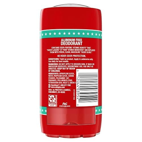 Old Spice Aluminum Free Deodorant For Men, High Endurance, 24/7 Sweat Defense & Odor Protection, 24/7 Freshness & Lasting Scent, Pure Sport Scent, 3.0 oz (Pack of 2) thumbnail 10