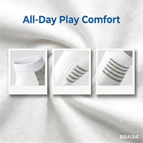 Looknniy 16-30 Pairs Boys Low Cut Ankle Socks Kids Crew Athletic Breathable Cushion Sole Socks for Running Hiking thumbnail 4