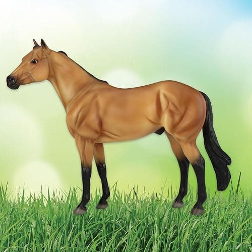 Breyer Horses Traditional Series | The Ideal Series | Buckskin by Orren Mixer | Horse Figurine | 11.5" L X 8.5" H | Model #B-TR-10248 thumbnail 5