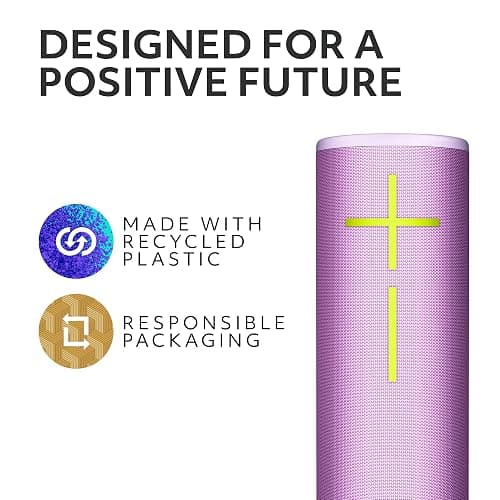 Ultimate Ears Boom 4 Portable Waterproof Bluetooth Speaker with 360-Degree, Bold, Immersive, Crystal-Clear Sound, Floating Speaker with 15-Hour Battery and 147ft (45m) Range - Lilac thumbnail 7