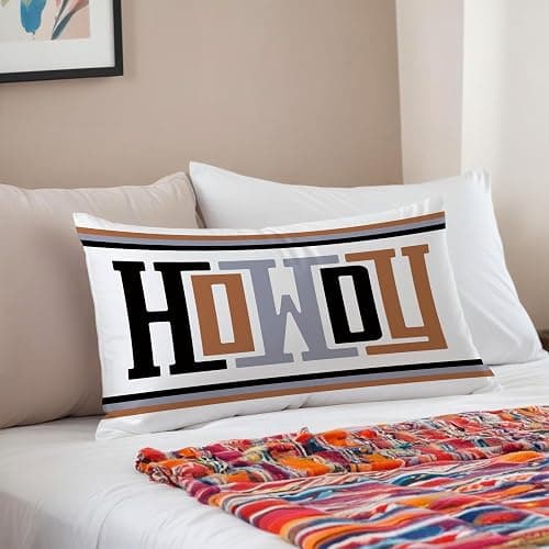 Fuasei Western Aztec Pillow Covers 12x20, Modern Western Aztec Home Decor, Black White Brown Rustic Southwest Farmhouse Decorative Throw Pillow Covers for Sofa Bed Bedroom Living Room Home Decor thumbnail 4