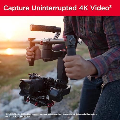 SANDISK 256GB Extreme SDXC UHS-I Memory Card - C10, U3, V30, 4K, UHD, SD Card - SDSDXVV-256G-GNCIN thumbnail 4