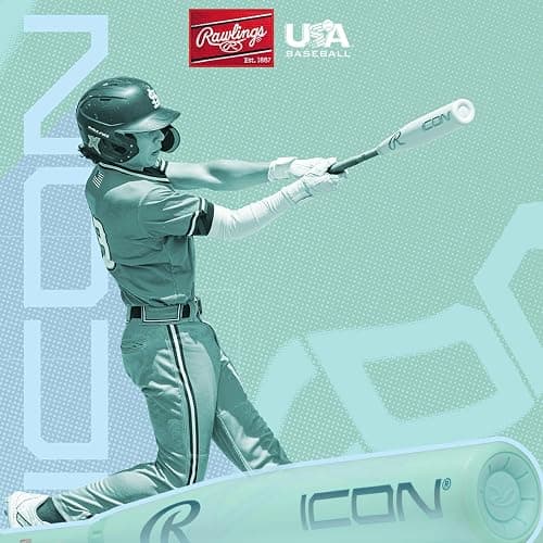 Rawlings | 2026 | ICON Baseball Bat | USA | -5 / -8 / -10 / -12 Drop | 2 5/8' Barrel | 2 Pc. Composite thumbnail 2