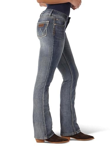 Wrangler Ladies Retro Sadie Boot Cut Jeans thumbnail 2