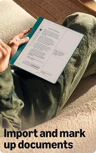 Amazon Kindle Scribe (32GB) - Your notes, documents and books, all in one place. With built-in AI notebook summarization. Includes Premium Pen - Tungsten thumbnail 5