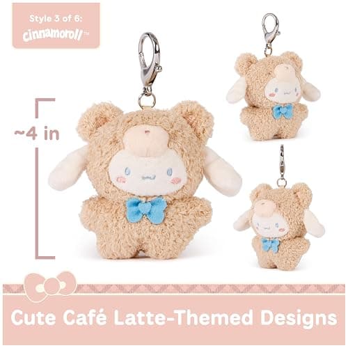 Sanrio Blind Bag - Sanrio Hello Kitty and Friends Café Latte Surprise Plush Toy, Mystery Unboxing Stuffed Animal for Ages 1 and Up, Multicolor, 3.5” (1 of 6 Styles) thumbnail 4
