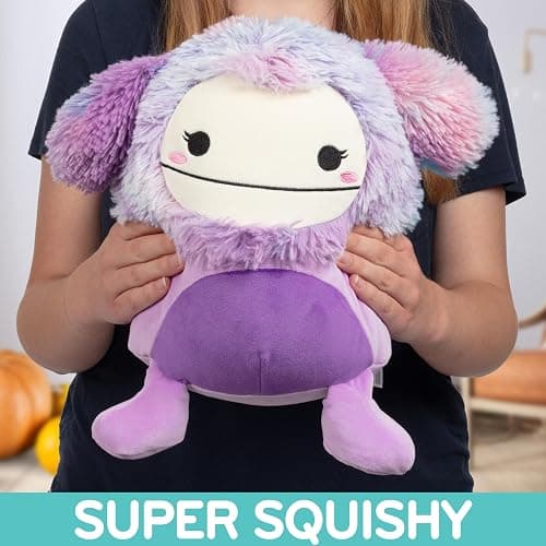 Squishmallows Original 10-Inch Eden The Purple Bigfoot - Official Jazwares Plush - Collectible Soft & Squishy Big Foot Stuffed Animal Toy - Add to Your Squad - Gift for Kids, Girls & Boys thumbnail 2
