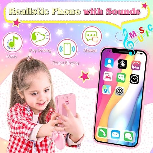 Play Purse for Little Girls Toddler, 35PCS Toddler Purse with Pretend Makeup for Kids, Girl Toys Princess Toy Includes Handbag, Phone, Kids Toy Purse Christmas Birthday Gift for Girls 3 4 5 6 7 8+ thumbnail 3