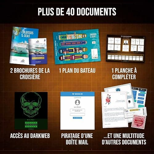 Dossiers Criminels - Disparition Aux Caraïbes : John Leblanc Est Porté Disparu - Jeu de Societe Escape Game - Jeu d’Enquête Immersif et Collaboratif, 1-6 Joueurs thumbnail 6