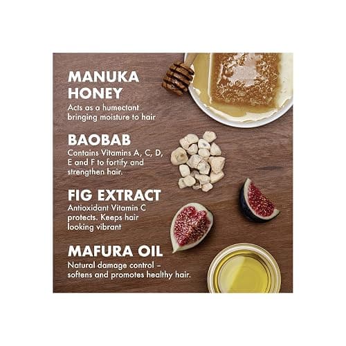 Shea Moisture Intensive Hydration Hair Masque Manuka Honey & Mafura Oil For Dry, Damaged Hair Deep Conditioning Hair Treatment 11.5 oz thumbnail 5