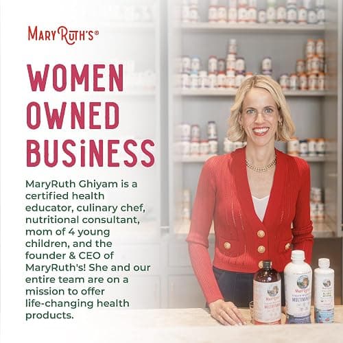 MaryRuth's Liquid Multivitamin + Hair Growth | Biotin 10000mcg | Lustriva Hair Growth Supplement | Clinically Tested in Women for Thicker Hair & Facial Wrinkle | Skin Care | Ages 18+ | 15.22 Fl Oz thumbnail 9
