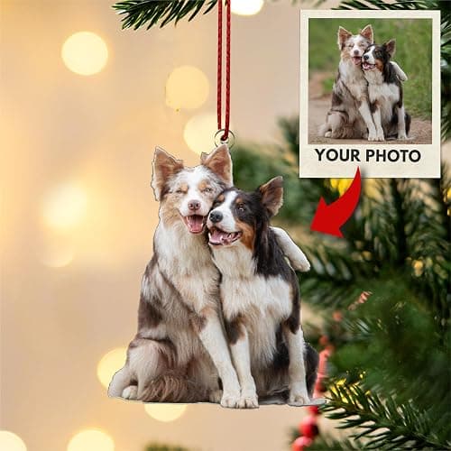 Customization Mill Personalized Your Photo Ornament, Customized 2D Photo Ornaments, Double-Sided Print, Custom Christmas Ornaments, Personalized Christmas Ornaments for Christmas Tree - Photo Ornament thumbnail 7