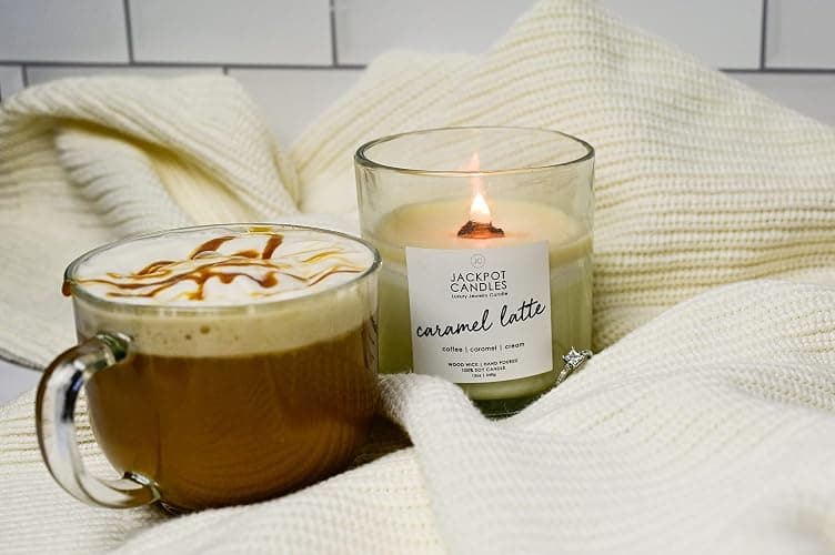 Caramel Coffee Latte Candle with Ring Inside (Surprise Jewelry Valued at $15 to $5,000) Ring Size 9 thumbnail 7