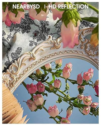 NEARBYSD 58"x18" Arched Full Length Mirror, Floor Mirror with Stand, Freestanding,Wall Mounted Hanging or Leaning Arched-Top Full Body Mirror for Bedroom, Dressing Room -Black thumbnail 5