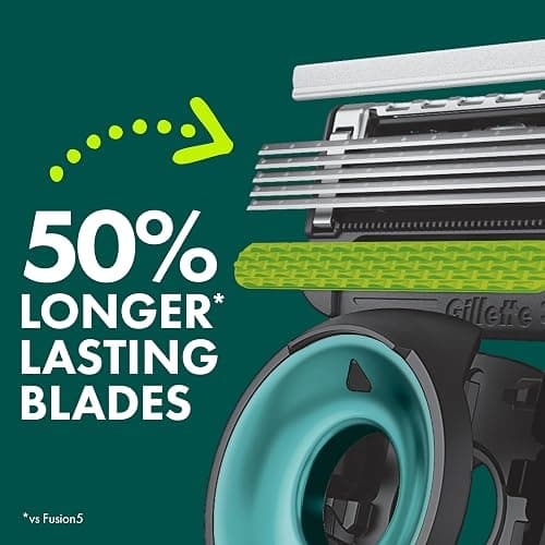 Gillette Labs Special NFL Eagles Edition Shaving Razor for Men - 1 Handle, 4 Razor Blade Refills & Magnetic Stand, Holiday Gifts for Men, GilletteLabs with Exfoliating Bar thumbnail 4