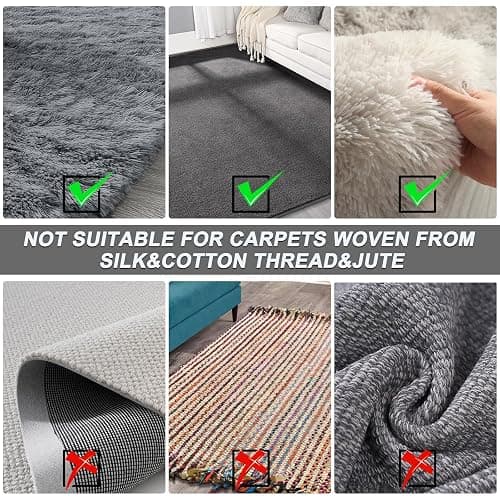 B-Land Carpet Rake for Pet Hair Removal, Reusable Pet Hair Remover with 60” Adjustable Long Handle, Carpet Scraper Dog Cat Hair Remover Tool for Rugs, Mats thumbnail 6
